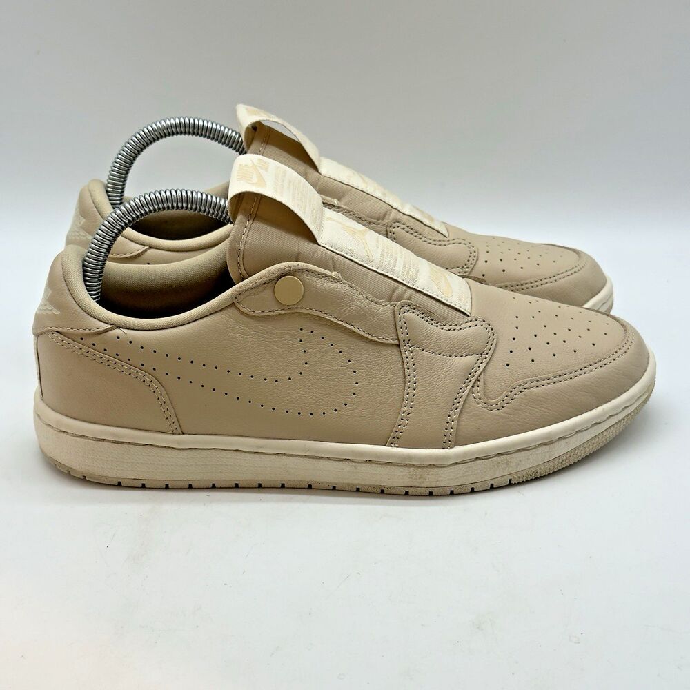 Nike Air Jordan 1 Retro Low Slip-On Women's 9 Desert Ore Stretch Snap AV3918-200 - Picture 1 of 12